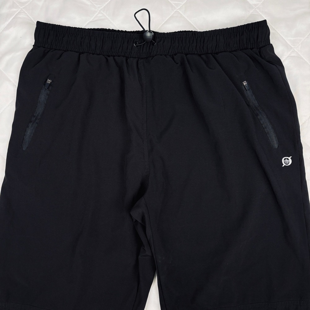Born Outdoor Black Jogger Pants Womens XL Elastic Waist Zip Pockets Stretch - Picture 5 of 13